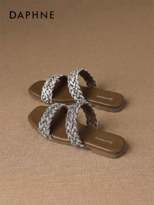 Daphne | Fully Beaded Flat Summer Sandals For Women