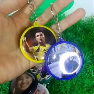 (Min. Order 10) Gantungan Kunci 2 Sisi Custom Foto Sendiri Anti Air Full Laminasi