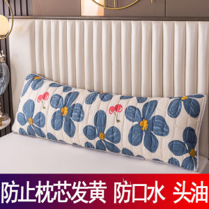 Waterproof Cotton Insert Long Pillowcase Double Size Couples Large Double Bed Pillow Cover Polyester Fabric Bedding Accessories
