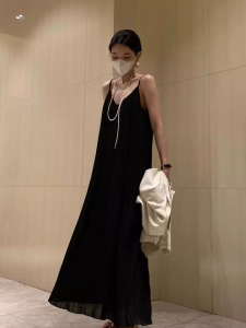 Summer 2025 Plus Size V-Neck Silk Chiffon Wrap Dress