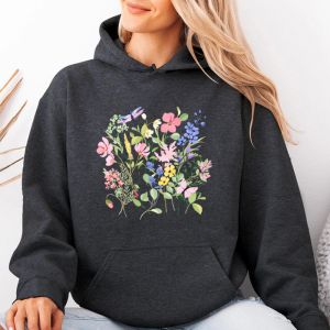 Beautiful Flowers Attract Dragonflies Transfer Patches For Clothes Applqiues DIY Washable T-shirts Iron-on Thermal Stickers
