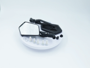 Motorcycle Side Mirror Rearview Mirror HD Adjustable For Universal Motorcycles Scooters E-bikes and Electromobiles