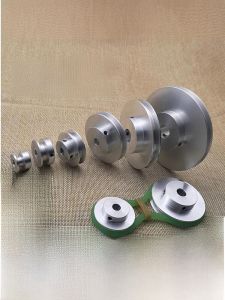 Aluminum Alloy Single Groove Belt Wheel Model Main Shaft Motor Belt Wheel Transmission Wheel Small Diameter 16 Belt Disk