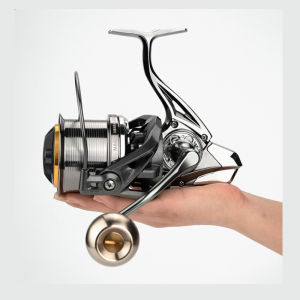 Saltwater Spinning Fishing Reel Surfcasting Reel 8000 9000 10000 12000 14000 Guide Bar Driven 6+1 Bearings Long Cast Drag 20KG