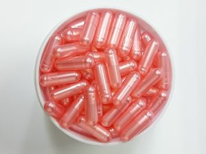 1000pcs Size 0 Pearl Light Pink Color- OSPA High Quality Empty Gelatin Capsule