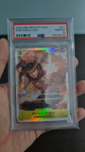 PSA 10 Portgas D. Ace #011 HOLO FOIL ST13 The Three Brothers (ENGLISH) (2024) - One Piece Card GRADED