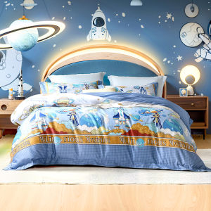 FUANNA (富安娜) | 60-Thread-Count A-Grade Long Staple Cotton Bedding Set