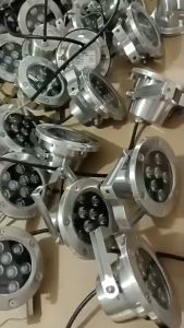 Stainless Steel LED Underwater Spotlight RGB IP68 Waterproof Fountain Underwater Light