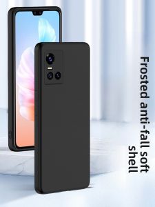 Henyou | Vivo S10Pro Silicone Phone Case Ultra-Thin Full-Coverage Lens Protection Matte Finish Anti-Fingerprint Sweatproof Mens Womens
