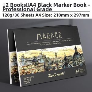 Touch mark | Art Sketchbook for Markers and Children 8k/4k