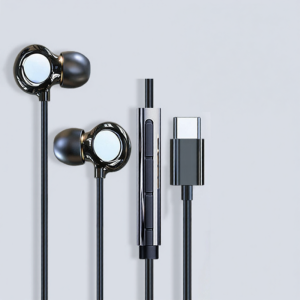 High Quality Wired Ceramic Earphones Type-C Interface In-Ear Computer Suitable for Huawei Xiaomi 876 Sound Isolation Earbuds