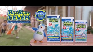 10 Sachet Bye Bye Fever Bayi - Kompres Penurun Demam Untuk Bayi