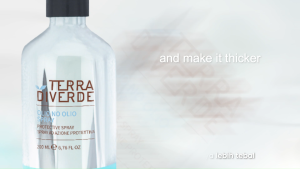 TERRA DIVERDE Olio No Olio Spray 200ml | Melindungi Rambut styling Mencegah Rambut Kusut.