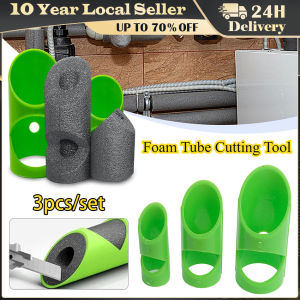 3pcs 3 Models Foam Pipe Cutter Tool Precise Lightweight Cutting Guide Clamp Insulation Plastic Cutting Fixture Commercial Places