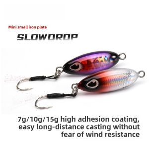 ALLBLUE Iron Plate Lure Night Glow Freshwater Saltwater Fishing Artificial Bait for Bass Perch Trout Sea Fishing Gear