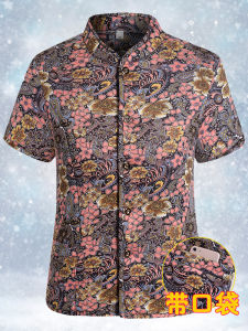 Mom Clothes Fall and Winter Cotton Vest Female Middle-Aged and Elderly Plus Size Padded Short Sleeve Cotton Waistcoat Cotton-Padded Clothes Outwear Heattech Tops