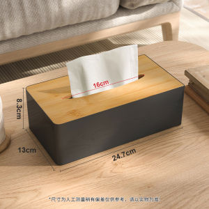 Luxurious Metal Tissue Box Remote Control Storage Box Living Room Coffee Table Organizer High End Household Multi Function