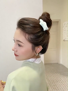 BW-C1385 Jepit Bintang Cute Klip Bulu Lembut Aksesoris Rambut Anak Fashion Wanita / Jepitan Rambut