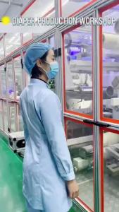 Endebao Baby Diaper M to 6XL Cute Duck Series 5XL Diaper Pants Big Size Diaper for Kids