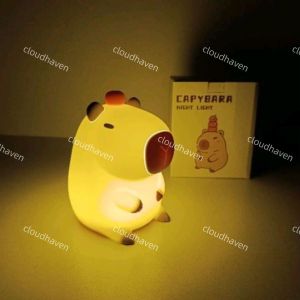 [Ready Stock] Capybara night lamp lampu malam kapibara comel night light silicone light cute lampu