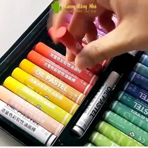 Bút Sáp dầu siêu mềm Giorgione 12/24/36/48 Soft Oil Pastels Màu sáp dầu cho Học sinh Hoạ Sĩ Vẽ tranh nổi