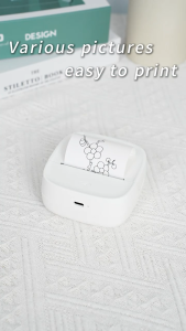 [FREE THERMAL PAPER 40mm x 20mm] AiYin B23 - Mini Thermal Printer Bluetooth Label Barcode Portable