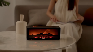 [Mới 2025] Máy Xông Tinh Dầu Ngọn Lửa V4 Có Remote Kiểu Lò Sưởi LED Nhiều Màu Sắc Máy Khuếch Tán Tinh Dầu