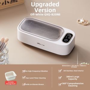 [China Plug Adapter Needed]Bear | Portable Ultrasonic Cleaning Machine