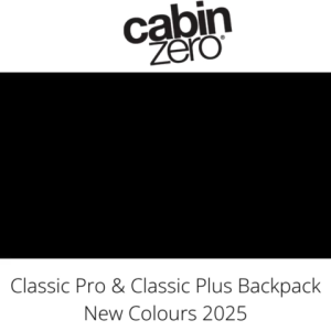 CabinZero Classic Plus Backpack 32L – Lightweight Water-Resistant Cabin Bag with Laptop Sleeve USB Charging Port & RFID Pocket – Travel Backpack for Work Commute & Flights