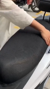 Universal Motorcycle Seat Cover 3D Honeycomb Mesh Breathable Cooling Waterproof Anti Slip Scooter Cushion