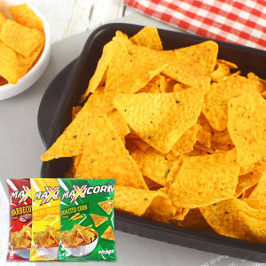Max Cheese Grill Original Nachos Triangle Potato Chip Snack Seafood Flavor Baked Snacks 100g Bag from Mainland China