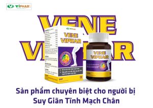 [Hộp 30Viên] Viên VENE VIPHAR Hỗ Trợ Làm Bền Thành Mạch Giúp Làm Giảm Viêm Loét Da Do Suy Giãn Tĩnh Mạch Giảm Tê Mỏi