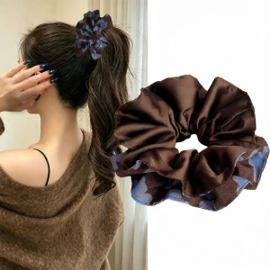 ZUOOU | Silky High-class Flower Print Hair Tie