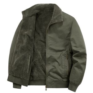 CHAFEI | Double-Sided Wearing Thick Warm Winter Coat Loose Large Size Casual Fleece Lined Coat
