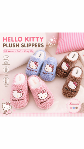 Women HK Plush Indoor Slippers Soft Warm Furry House Slipper Anti-Slip Cozy Bedroom Shoes Shoe