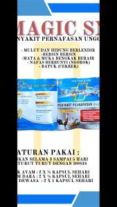 MAGIC SN BLUE obat pernafasan ayam - snot