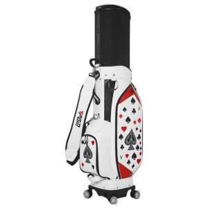 PGM GOLF | Personalized Rigid Golf Bag with Telescopic Handle and 4 Wheels