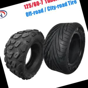 Lốp Không Săm Địa Hình 125/60-7 Cho Xe Tay Ga Điện Dualtron X Lốp Chân Không Thân Rộng Đa Năng 13x5.00-7 Phụ Kiện DTX