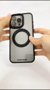 MOSS Mag Crys Armor Magnetic Phone Case - iPhone 17 Air 16 15 14 13 12 Pro Max Plus with Ring Stand Holder