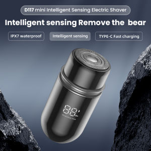 MeeGoo เครื่องโกนหนวดไฟฟ้า Mini Electric Shaver กันน้ําIPX7 ที่โกนหนวดไฟฟ้า LED แสดงผล Type-C พกพาสะดวก