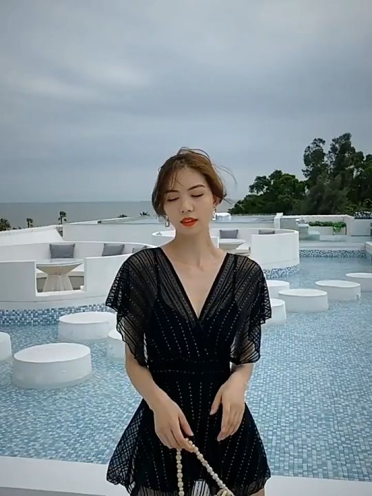 Váy kẻ dáng xòe cổ V cho người béo mập | Shopee Việt Nam