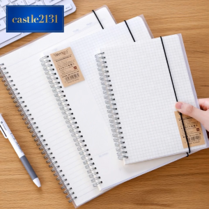 A5 A6 B5 Spiral book coil Notebook Lined Blank Grid Paper Journal Diary Sketchbook For School Supplies Stationery | Steno Notes book | Spiral Notebook | Design Type Line Blank Grid |