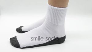 ถุงเท้านักเรียน ยกแพ็ค 12คู่ / 6คู่ ถุงเท้า ชาย/หญิง ใส่ได้ สีขาวพื้นเทา สีน้ำตาล ครบไซส์