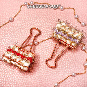 Kẹp Giấy Đuôi Dài Bằng Kim Loại Màu Vàng Trung Bình Kẹp Giấy Văn Phòng Phẩm Học Sinh Kẹp Giấy Kiểm Tra Sáng Tạo