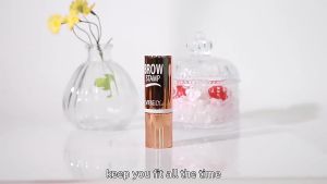 VIBELY Pink Eyebrow Powder Sweatproof Waterproof Makeup Three-dimensional Gradient Natural Non-smudging Non-stripping Makeup Eyebrow Powder Dyed Eyebrow Cream Lazy Thrush Artifact Hairline Powder (Send Eyebrow Card)