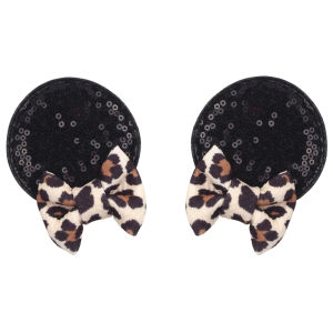 Disney | 1pc Disney Cute Mouse Ear Hair Clip Sparkle Bow Mickey Minnie Theme Park Performance Wearing Womens Hair Accessories