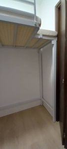 Loft bed customize singapore for helper room/L shape loft bed customize /unity/bomb shelter/store room