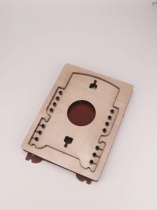 Headphone Line Handbag Leather Cutting Mold Scrapbook Wooden Die-cut Leather Zero Wallet Cutting Mold DIY Leather Handicraft