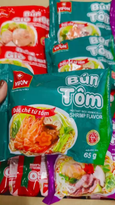 Combo 5 Gói Bún Bò Huế/Bún Giò Heo/Bún Tôm VIFON 65g/Gói