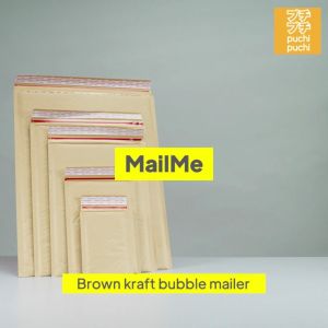 1pcs [XS S M L XL] Kraft Brown Envelope Bubble Mailers / Packaging Courier / Parcel Bag [PUCHIPACK] | Ready Stock